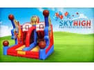 basketball inflatable game rental