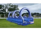 32ft double lane slip and slide rental in Houston — perfect for adults and kids at Pasadena summer parties.