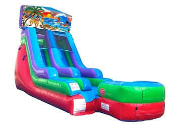 15ft Hawaiian Retro Wet/Dry Slide