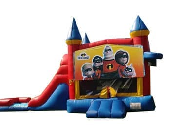 3in1 Incredibles Obstacle w/ Wet or Dry Slide