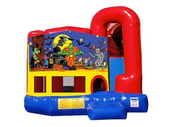 4in1 Halloween Bounce House w/ Wet or Dry Slide