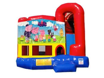 4in1 Peppa Pig Bounce House w/ Wet or Dry Slide