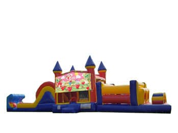 50ft Strawberry Shortcake Obstacle w/ Wet or Dry Slide