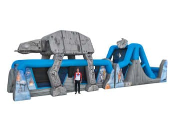 50ft Star Wars Obstacle Course w/ (Dry or Wet/Water Slide)