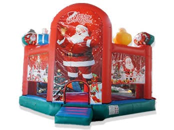 Merry Christmas Santa Bounce House