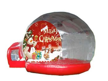 Inflatable Snow Globe Rental with Christmas Lights