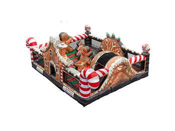 Gingerbread Wonder Playland Bounce House