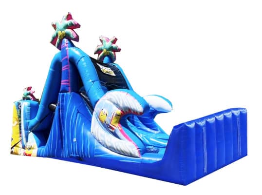 Minions Wet or Dry Water Slide (Part 2 Slide of 50ft Minions Obstacle)