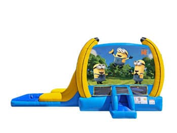 3in1 Minions EZ Bounce House Combo w/ (Dry or Wet/Water Slide)