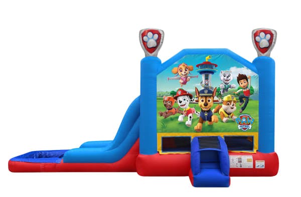 Paw Patrol EZ Bounce House Combo w/ Wet or Dry Slide