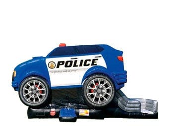Police Cruiser Bounce House Combo