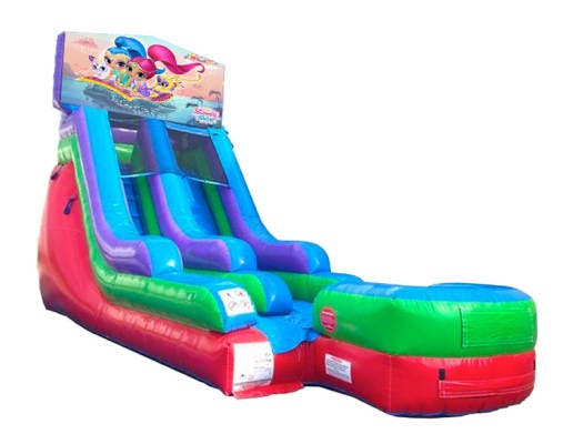 15ft Shimmer and Shine Retro Wet/Dry Slide