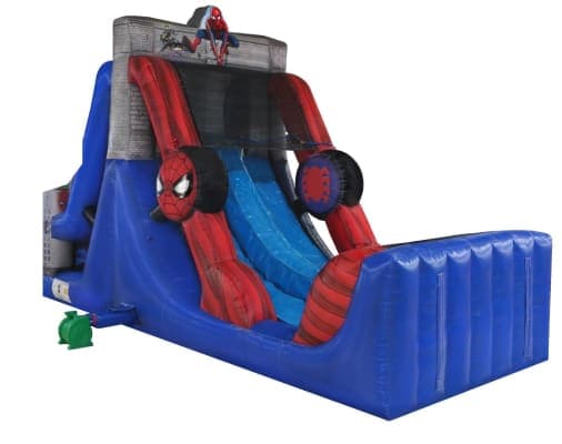 Spider Man Wet/Dry Water Slide (Part 2 Slide of 50ft Spiderman Obstacle)