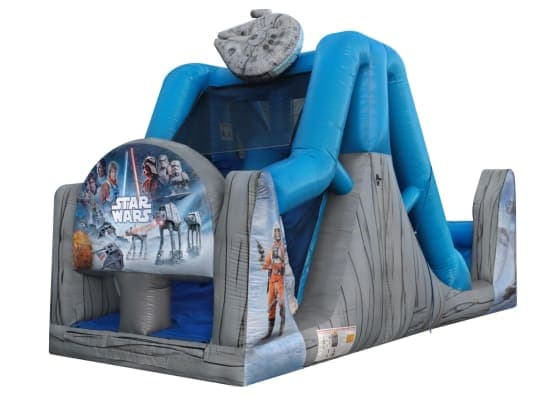 Star Wars Wet or Dry Water Slide (Part 2 Slide of 50ft Star Wars Obstacle)