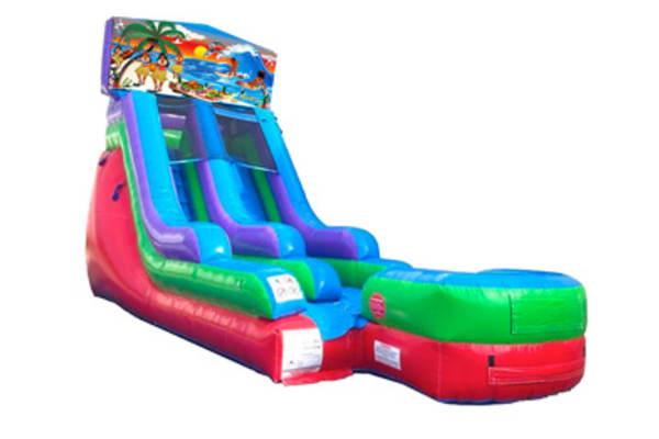 15ft Hawaiian Retro Wet/Dry Slide