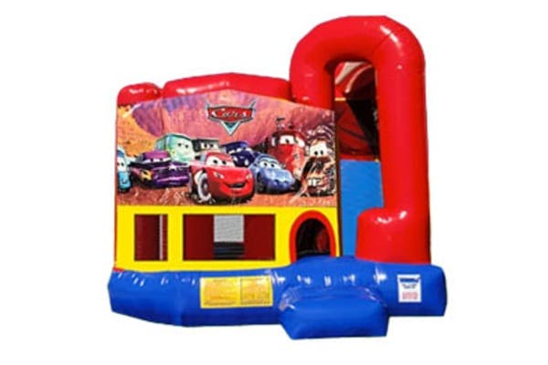 4in1 Cars Bounce House w/ Wet or Dry Slide