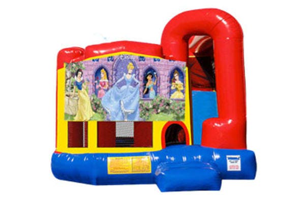 Disney Princess 4in1 Bounce House Combo w/ Wet or Dry Slide
