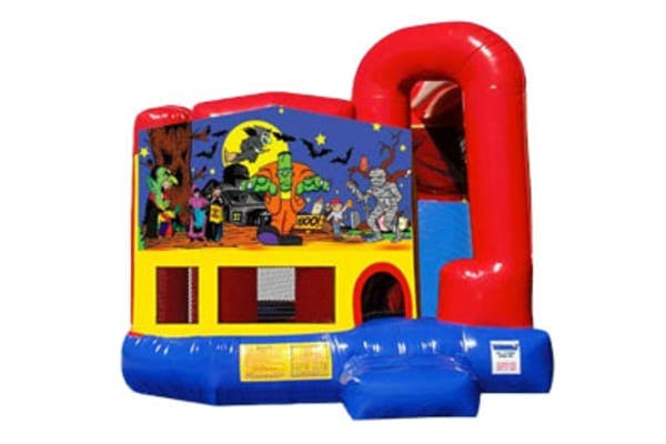 4in1 Halloween Bounce House w/ Wet or Dry Slide
