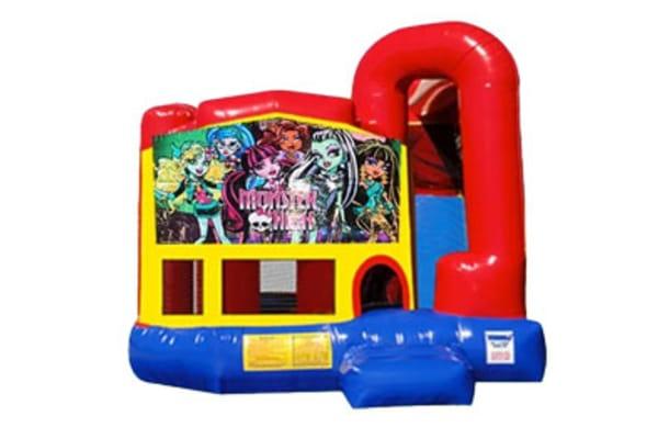 4in1 Monster High Bounce House w/ Wet or Dry Slide