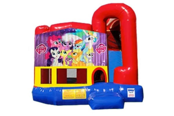 4in1 My Little Pony Bounce House w/ Wet or Dry Slide