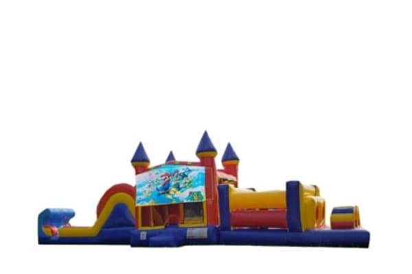 50ft Mario Obstacle w/ Wet or Dry Slide