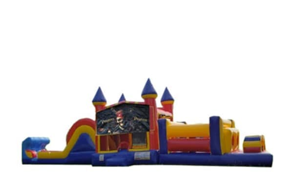 50ft Pirates Obstacle w/ Wet or Dry Slide