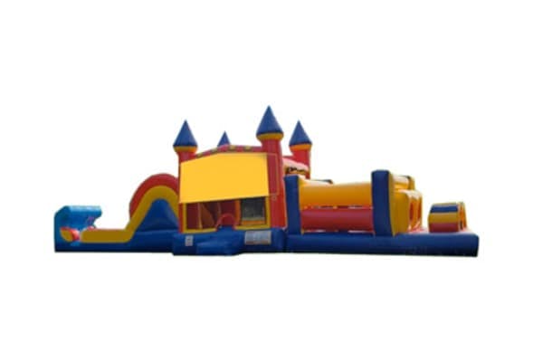 50ft Obstacle w/ (Dry or Wet/Water Slide)