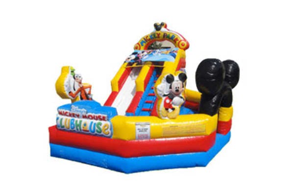 Mickey Playzone Toddler Bounce House Combo Slide (Dry/Wet)