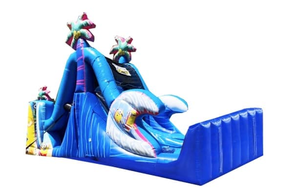 Minions Wet or Dry Water Slide (Part 2 Slide of 50ft Minions Obstacle)