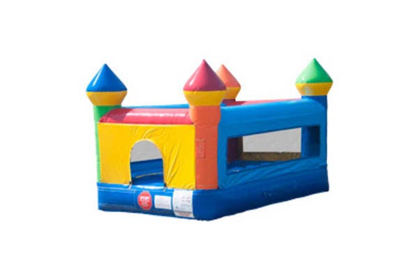Multi Color Tiny Castle Indoor/Outdoor Bounce House