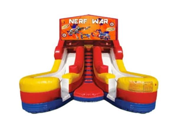 16ft Double Lane Nerf War (Dry or Wet/Water Slide)