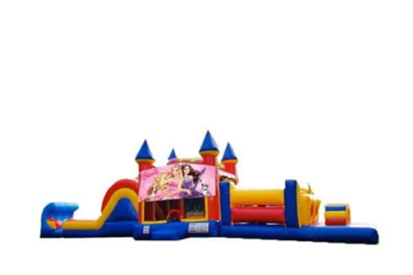 50ft Barbie Obstacle w/ Wet or Dry Slide