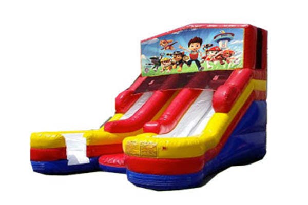 16ft Double Lane Paw Patrol (Wet/Dry) Slide