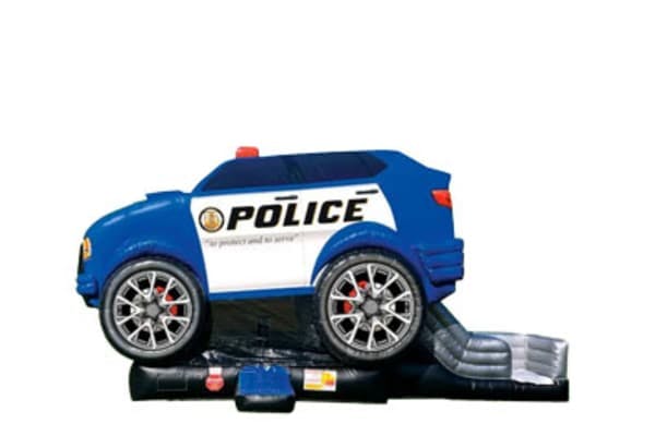 Police Cruiser Bounce House Combo