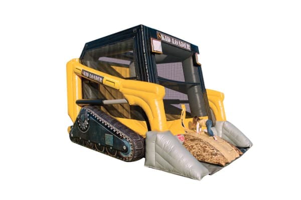 Skid Loader Construction Bounce House