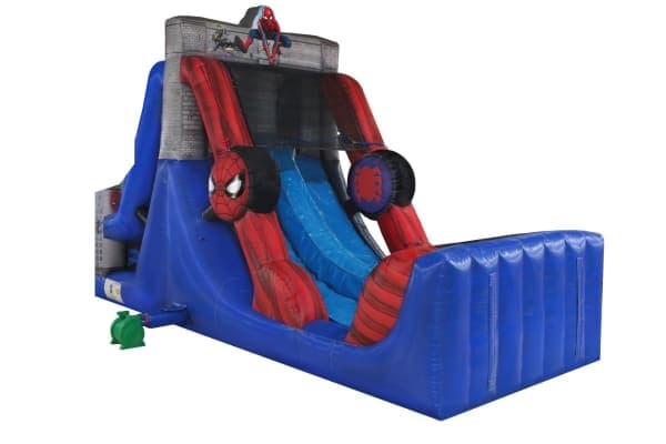 Spider Man Wet/Dry Water Slide (Part 2 Slide of 50ft Spiderman Obstacle)