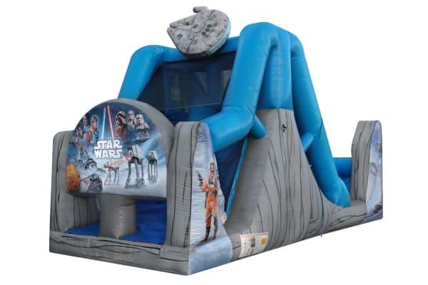 Star Wars Wet or Dry Water Slide (Part 2 Slide of 50ft Star Wars Obstacle)