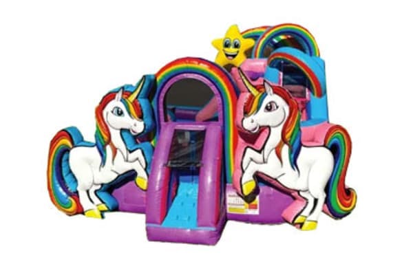 Unicorn Toddler Playzone w/ (Dry or Wet/Water Slide)