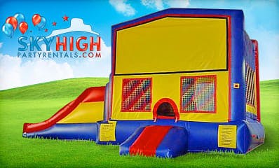 Inflatable Obstacle Module and Slide