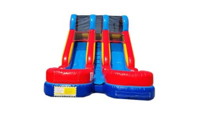 Dallas 15ft Dual Lane Water Slide for rent