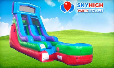 15ft Shimmer and Shine Retro Wet/Dry Slide  Rental near me