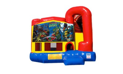 4in1 Ninja Turtles Bounce House Obstacle Course