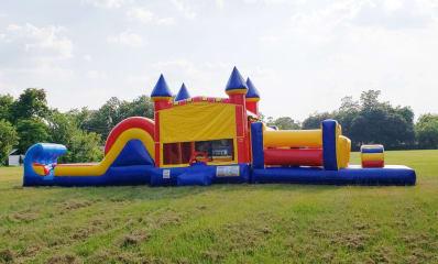 50ft Super Heroes Obstacle w/ Wet or Dry Slide