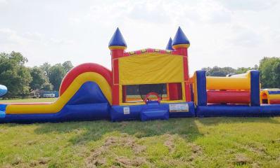 50ft Super Heroes Obstacle w/ Wet or Dry Slide