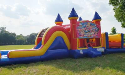 50ft Shopkins Obstacle Course w/ Wet or Dry Slide