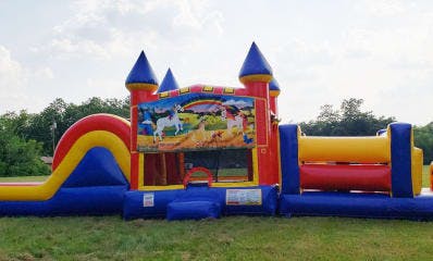 50ft Unicorn Inflatable Obstacle