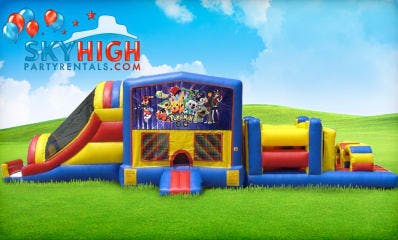 50ft Bounce House Obstacle Course