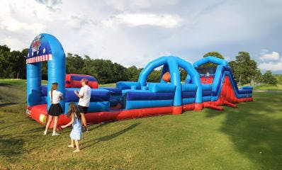 75ft All Stars Obstacle Course Rentals