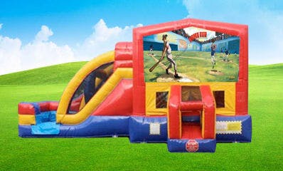 Baseball Obstacle Combo Rentals in Houston, TX 