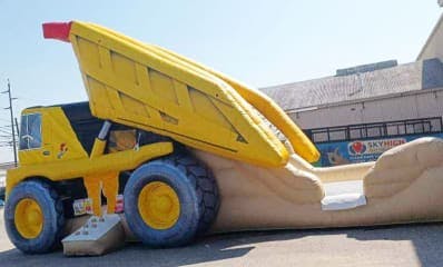 Dump Truck Construction Bounce House Party Rentals